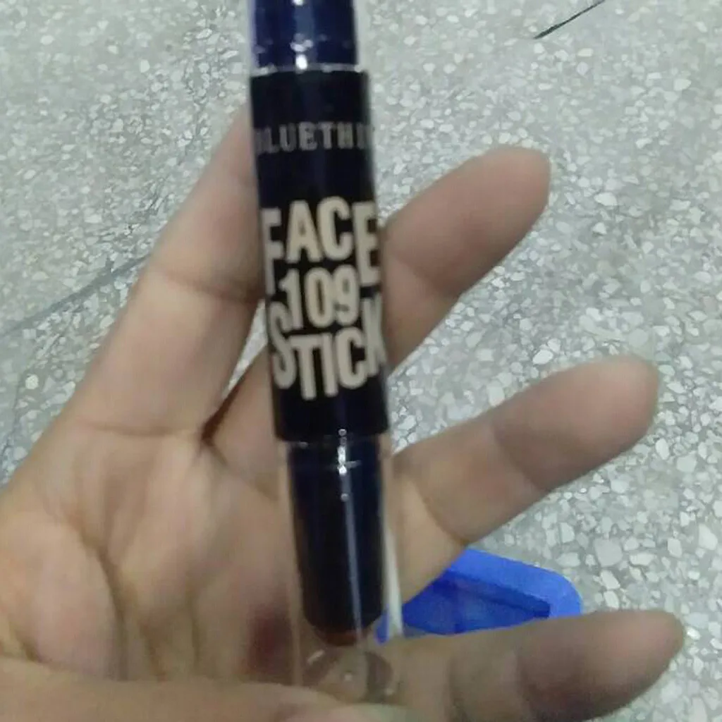 Стойкий Хайлайтер Стик крем водостойкий мерцающий контур двойной 2 в 1 Iluminador Bronzer|