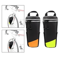 bike front bag waterproof scooter storage pouch mesh pockets fixed with cable ties bikepacking accessories with magnetic