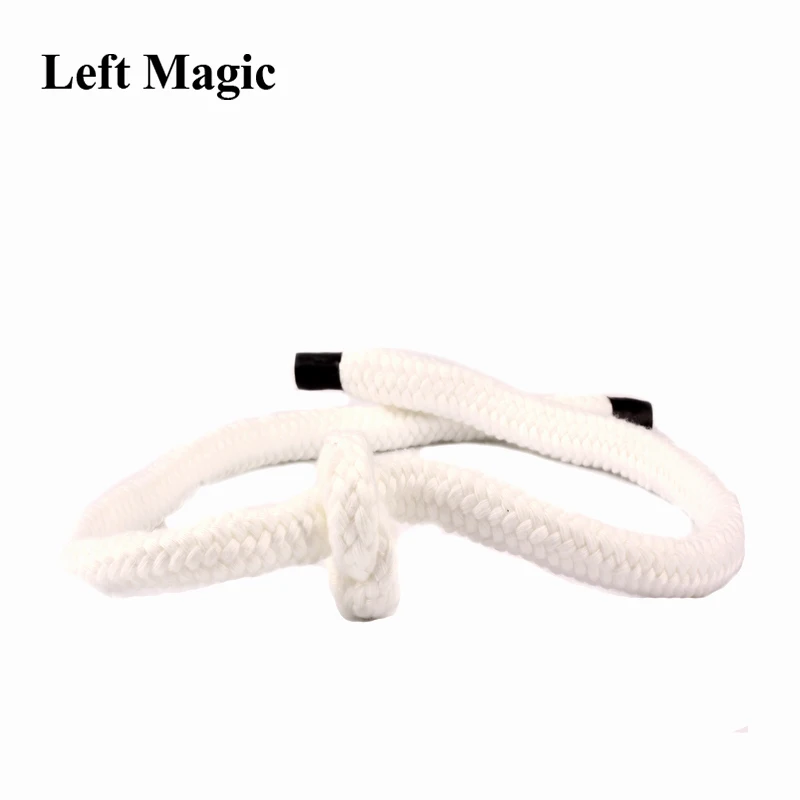 Удивительный узел волшебные трюки перепрыгивающийся веревка крупный план