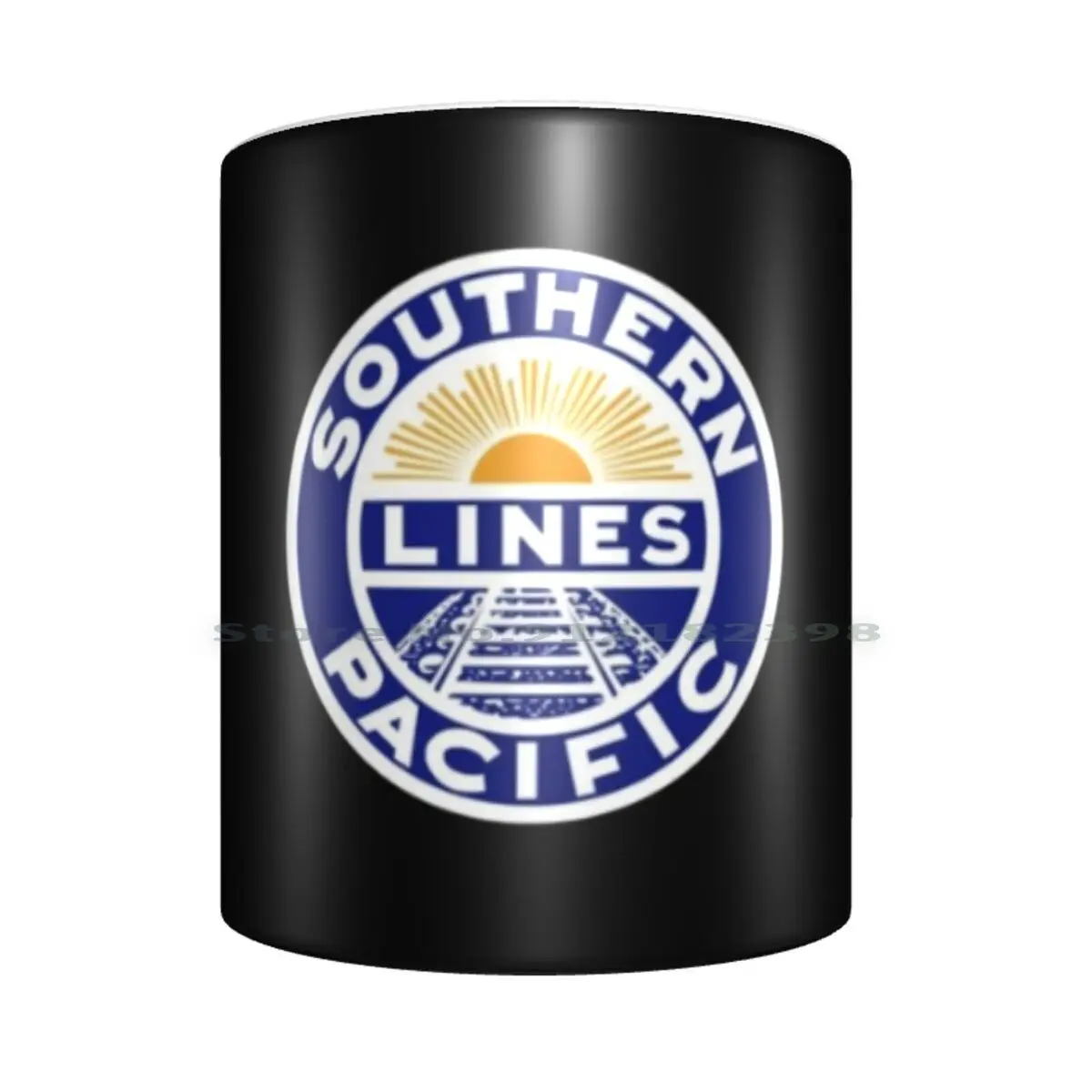 Vintage Southern Pacific Lines Railroad Ceramic Mugs Coffee Cups Milk Tea Mug Railway Rail Rails Rr Track Tracks Train | Дом и сад