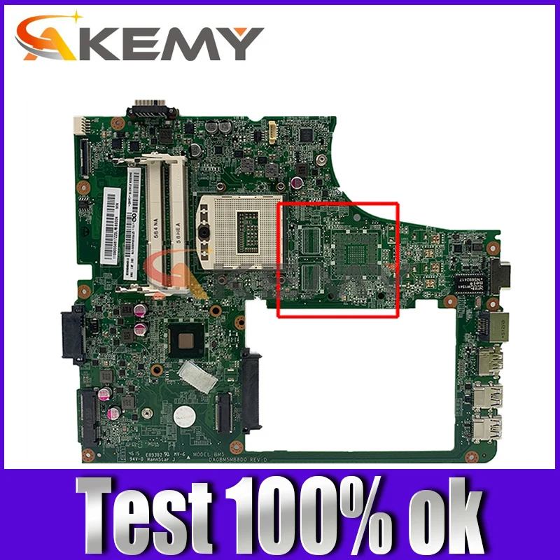 

Laptop motherboard For LENOVO Ideapad B5400 M5400 Mainboard DA0BM5MB8D0 90004617 SR17E