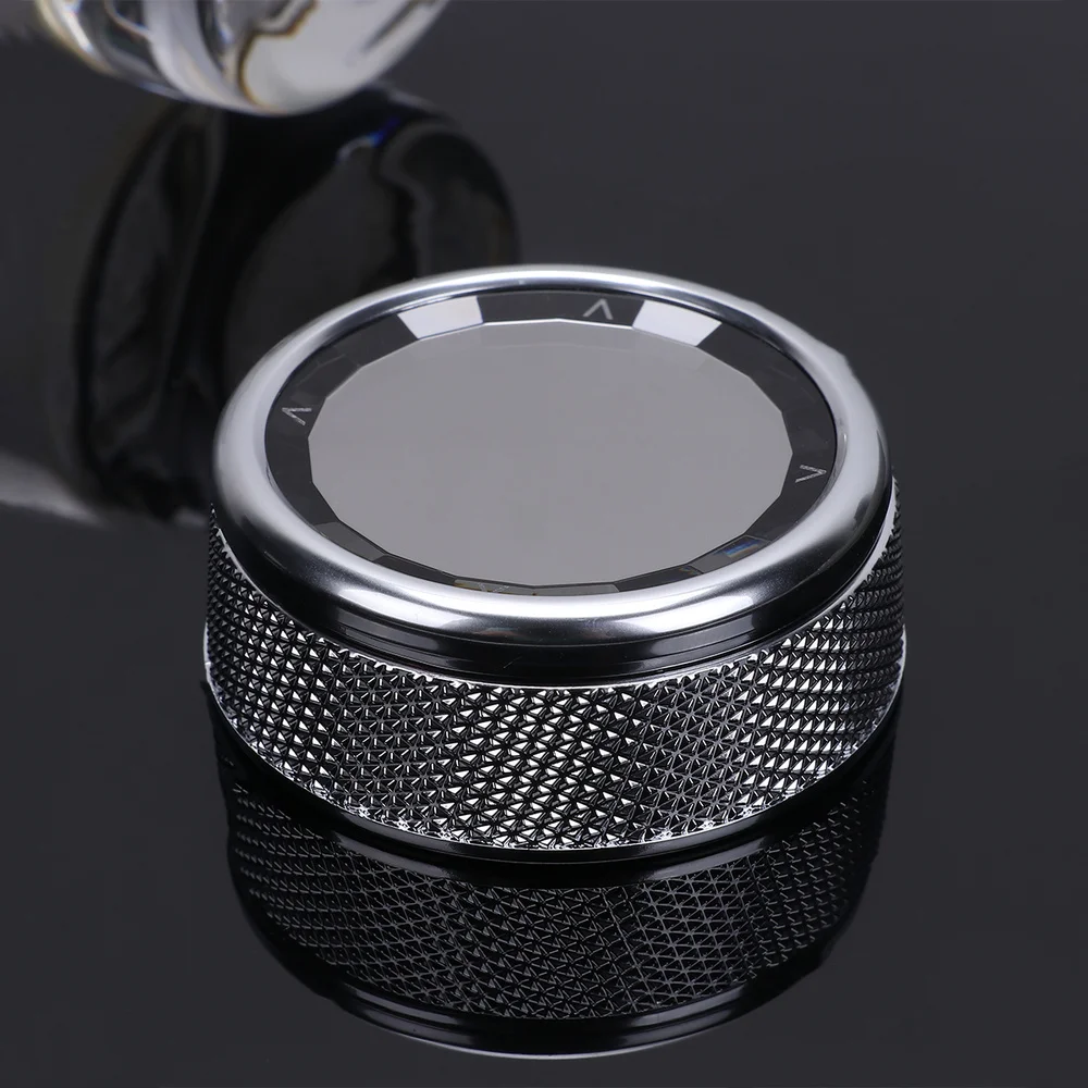 

Car Creative Multimedia Knob Covers Modified IDrive Replacement Decorative Multimedia Knob Key Compatible for X1 X3 X5 (7