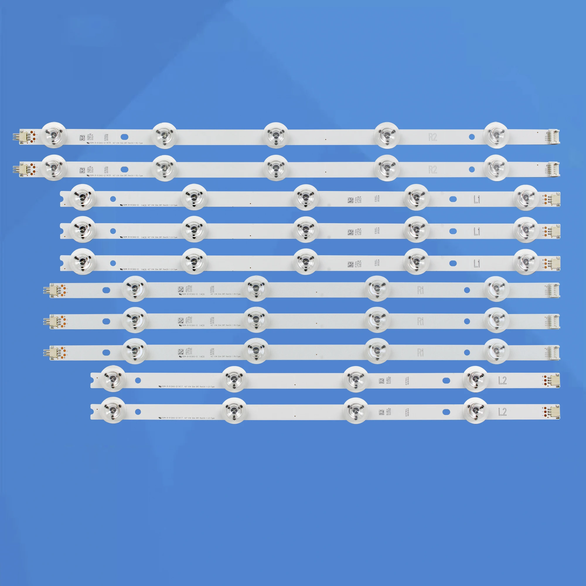 

LED strip For LG 42" TV V14 Slim DRT Rev0.6 6916L-1682A LC420DUH 42LB673 42LY970 42LB670V-ZA 42LB679V-ZF