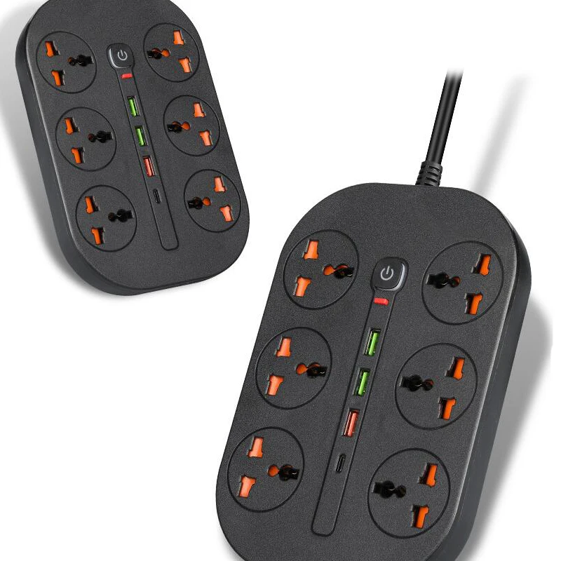 

Сетевой удлинитель с 4 USB-портами и поддержкой быстрой зарядки