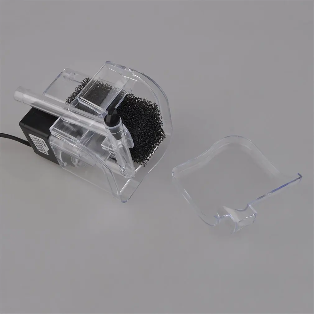 

2016 Mini 220-240V Fish Turtle Tank Aquarium External Oxygen Pump Waterfall Filter Water Circulation Mini Aquarium Power Filter