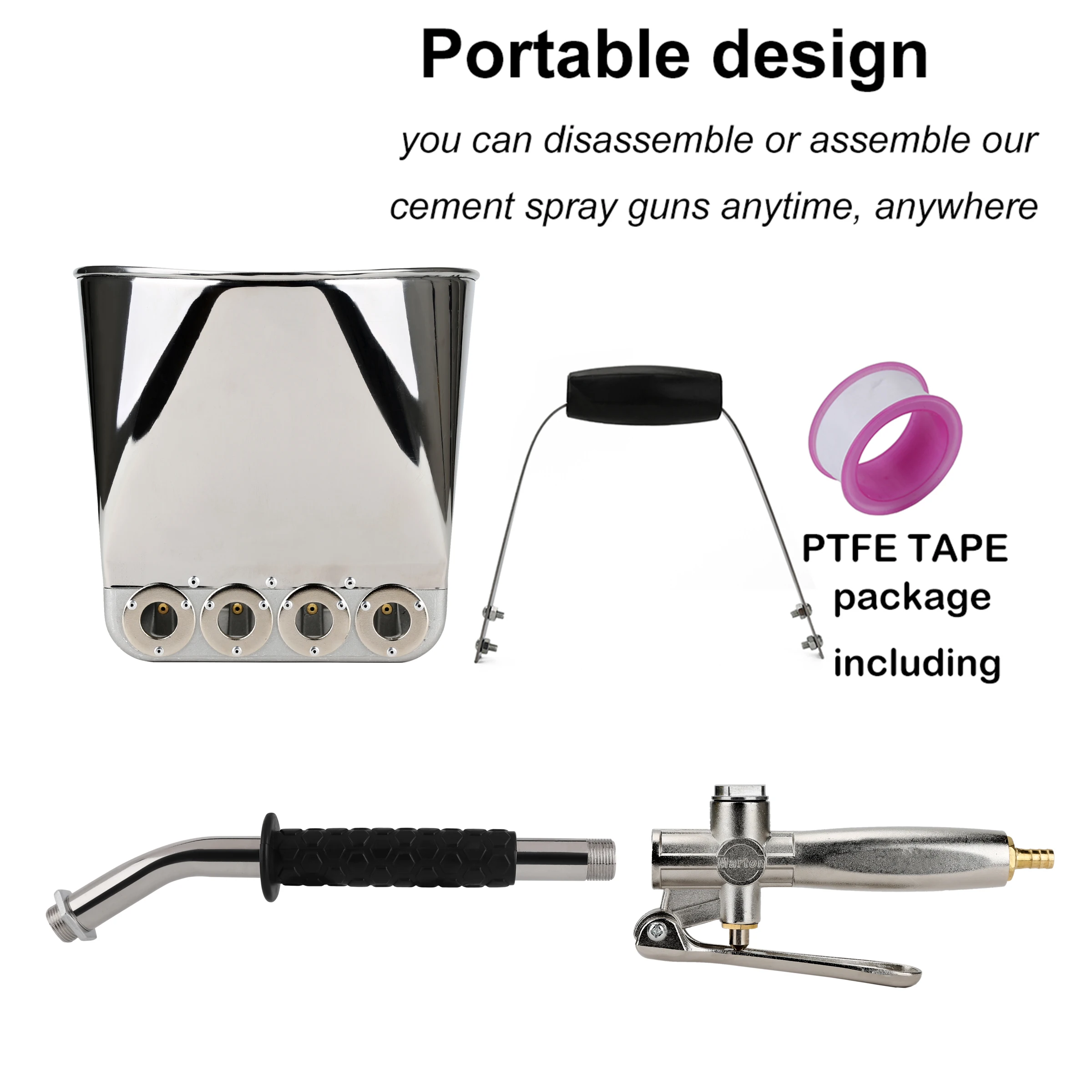 Старый пистолет распылитель раствор опрыскиватель стены Штукатурная лопатка