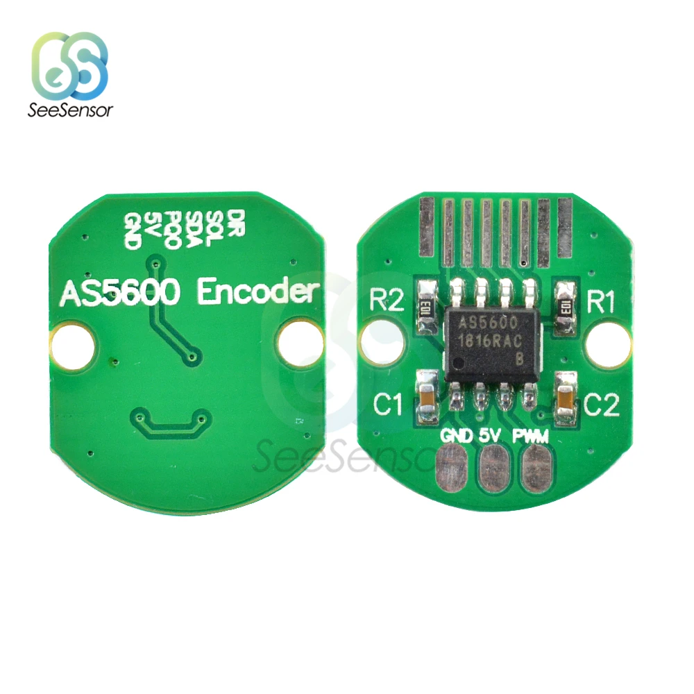 AS5048A/AS5600 Магнитный кодировщик PWM/I2C PWM/сетевой модуль точность 12/14bit абсолютное значение кодер для бесщеточный карданный мотор