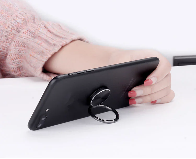 Автомобильный держатель для телефона с CD узором универсальный кольцом на 360