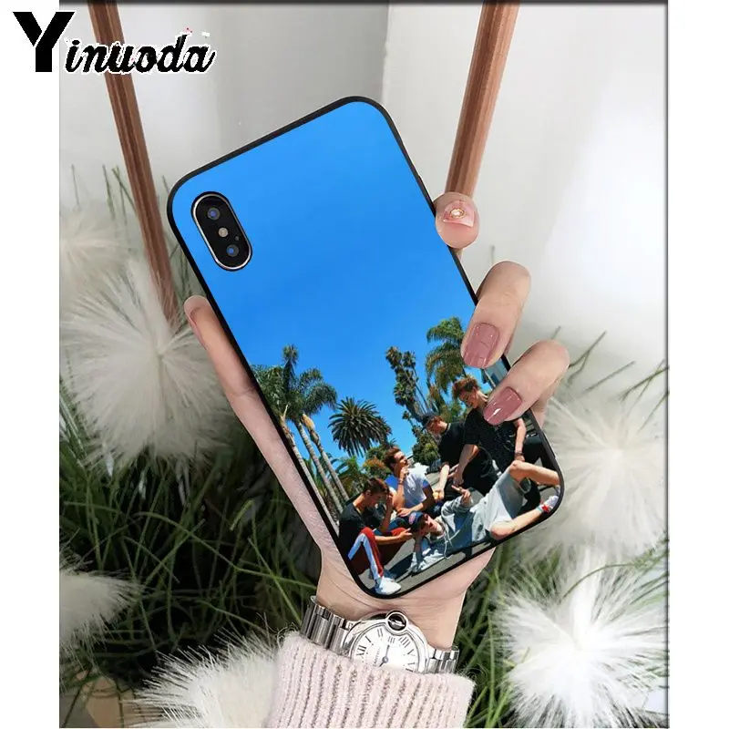 Yinuoda Why't we TPU Мягкий силиконовый черный чехол для телефона Apple iPhone 8 7 6 6S Plus X XS MAX 5 5S