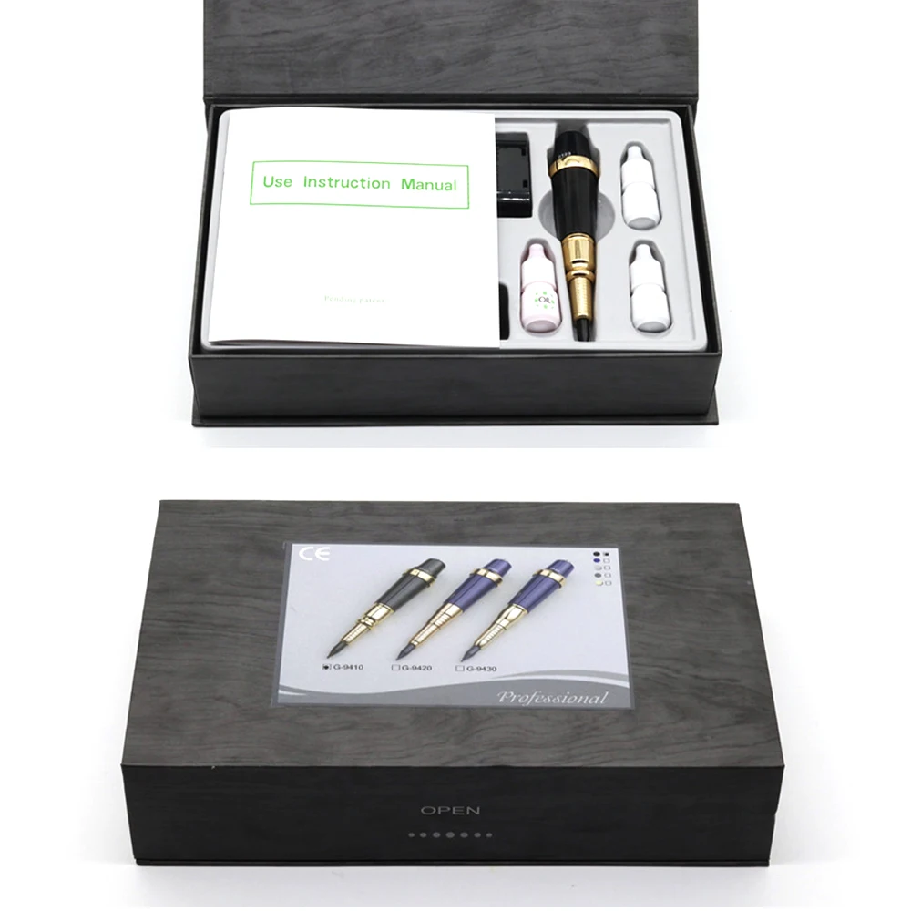 Профессиональная тату-машинка Forever MAKE UP Pen для бровей татуировки перманентный макияж машина Косметика с чернильными картриджами источник питания