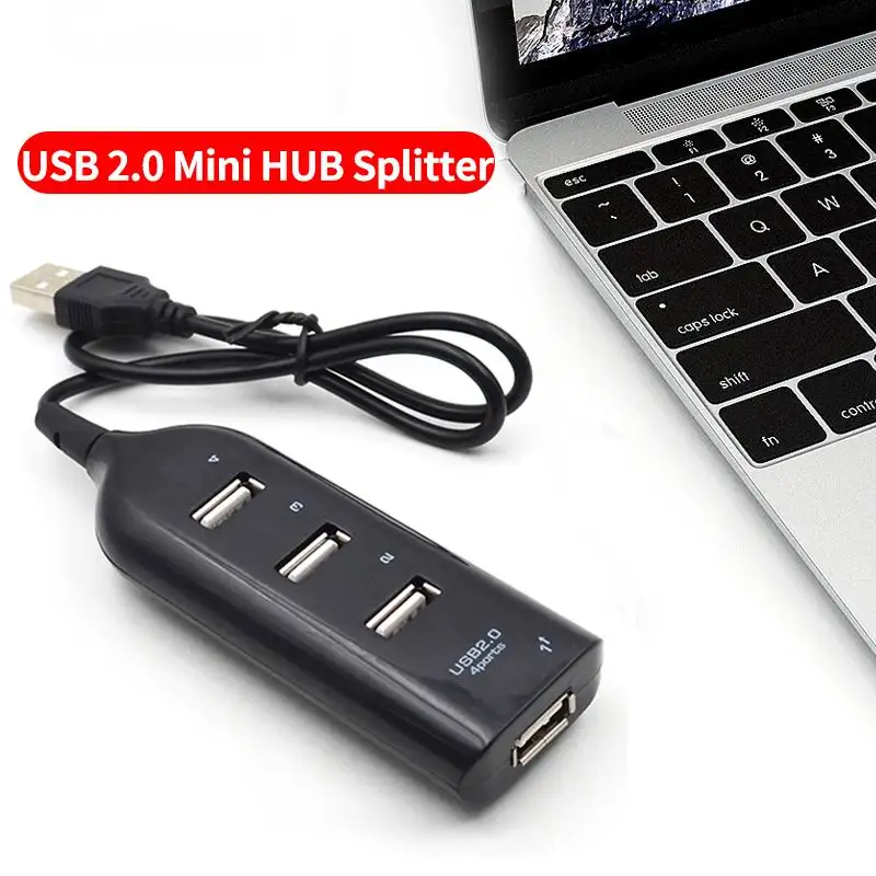 

Liser USB 2.0 Multi-port Hub Distributor High Speed Adapter Suitable for PC Laptop Accessories