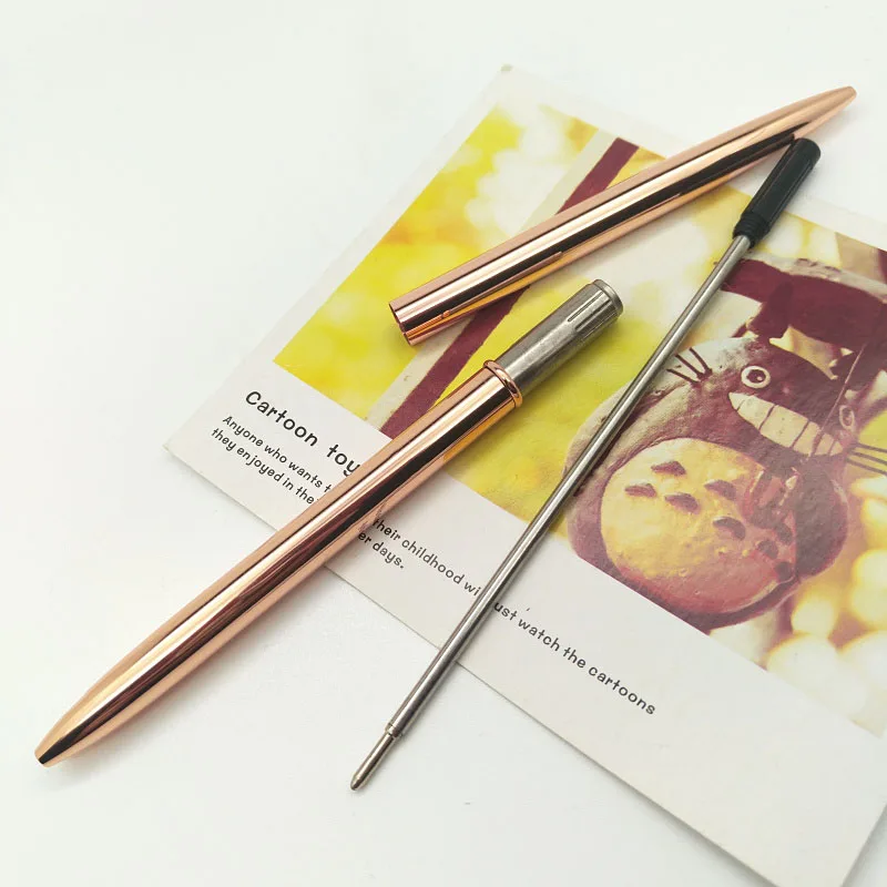 10 шт. тонкая вращающаяся металлическая шариковая ручка рекламный подарок для