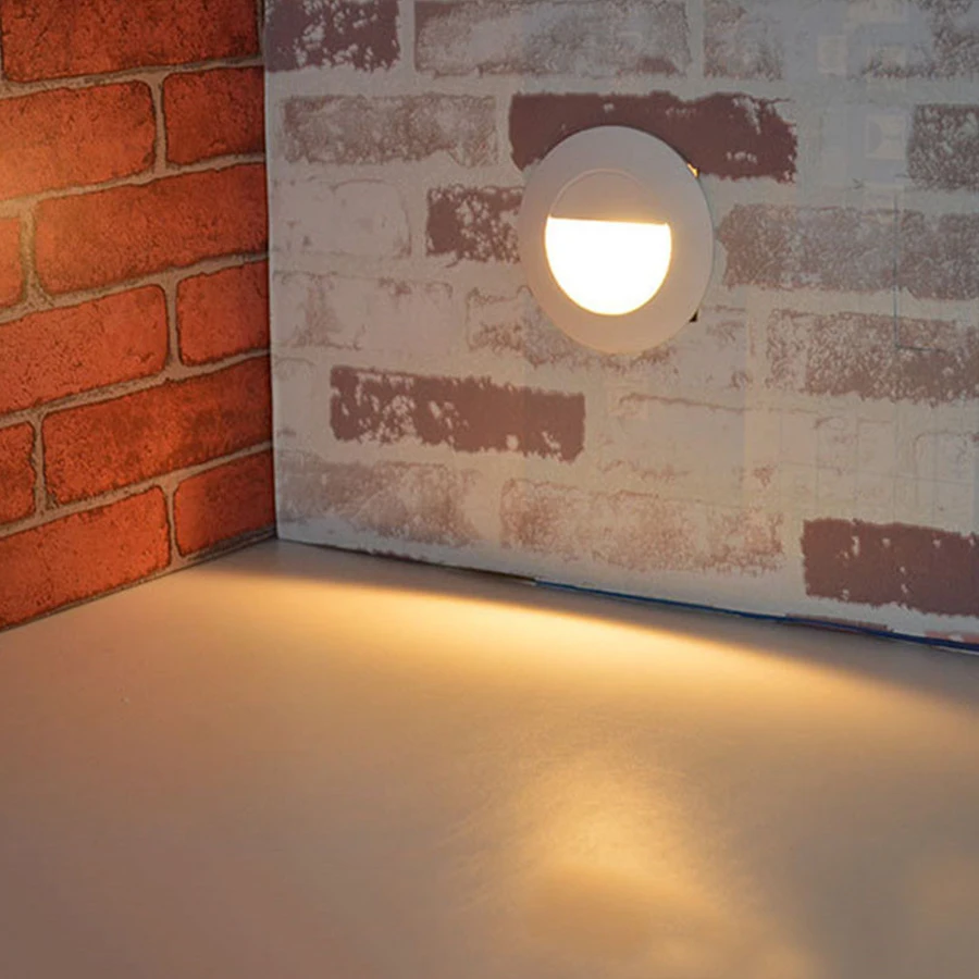 

3W 5W LED Stair Light Outdoor&Indoor Waterproof Step Lamp Aluminum Embedded Wall Lamp Villa Pathway Deck Landscape Footlight