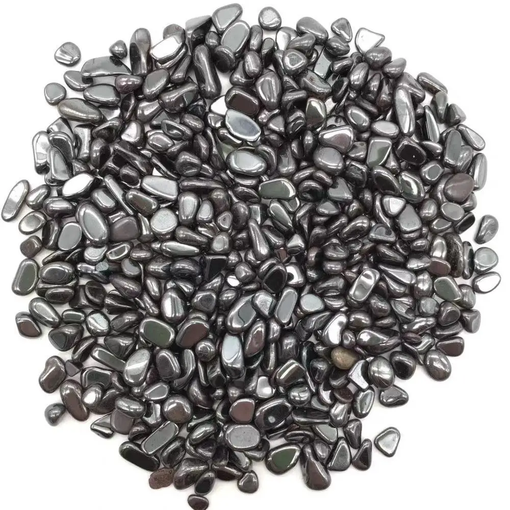 Натуральный минерал гематит свисающие камни полированные кварцевые кристаллы