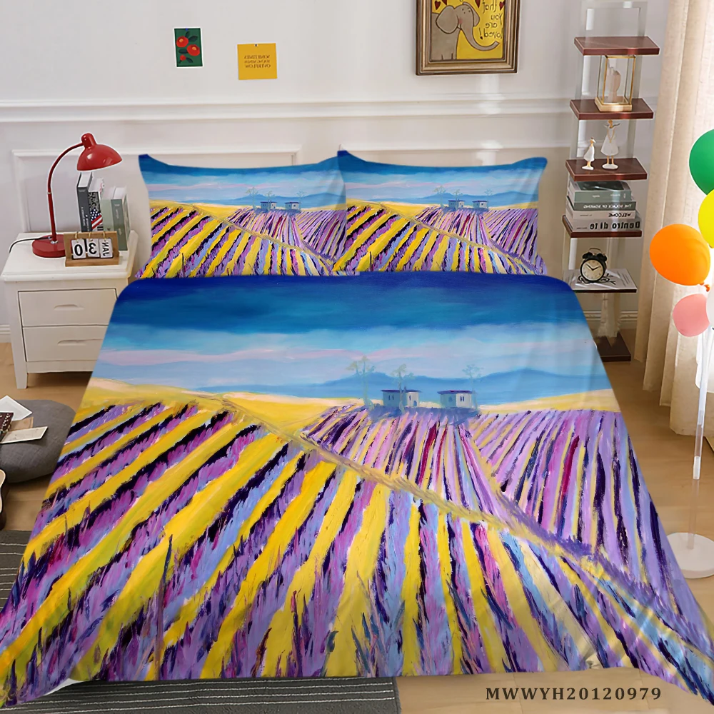 

3D Bedding Set Nature Duvet Cover Set 2/3 Pcs Soft Highend Bedclothes Modern Bed Set Pillowcase Hot Selling