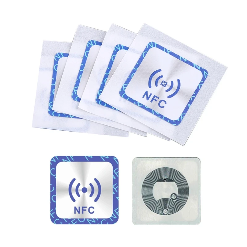 

6 шт., универсальные металлические наклейки NFC Ntag213 NTAG 213