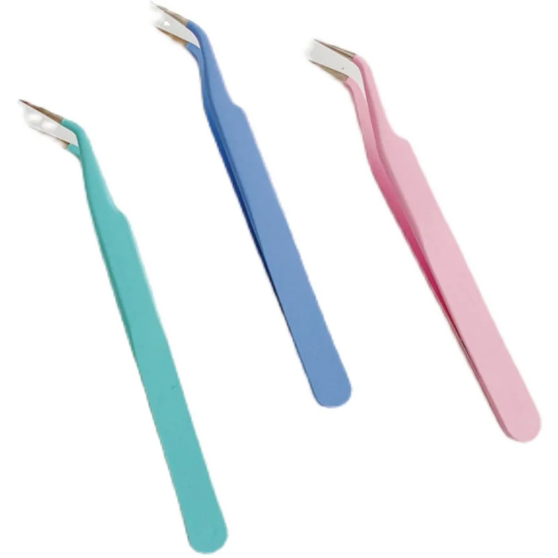 Macaron Color Stainless Steel Tweezers for DIY Scrpabooking Tape Stickers Tool Practical Portable Made Up Stationery | Канцтовары для