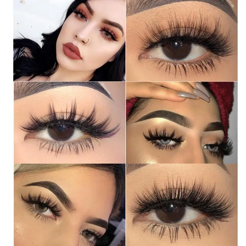 5 пар 3D накладные ресницы длинные густые натуральные набор для макияжа мягкие