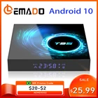 Приставка Смарт-ТВ T95, Android 10, 6K, 3D HD, Youtube, Google Play, голосовой помощник, ТВ-приемник, медиаплеер, Высококачественная телеприставка 4G