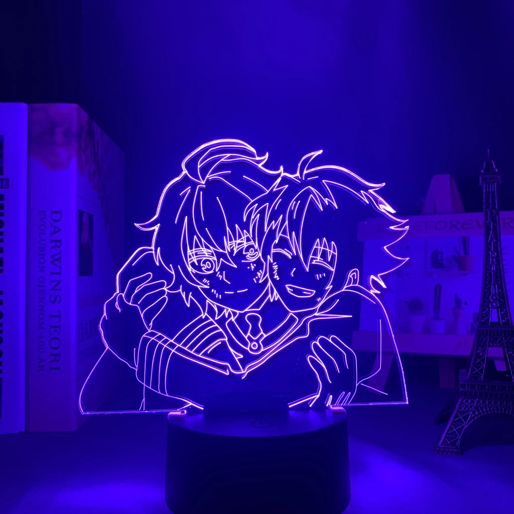 Светодиодный ночсветильник Seraph of the End для спальни декоративный светильник