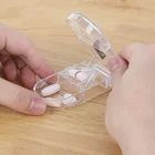 Нож для медикаментов Бытовая маленькая распределитель для таблеток прозрачная хранение таблеток коробка может быть исправлена Многофункциональный пластиковый дозатор лекарств