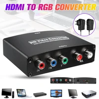 1080p compatible to rgb component 5 rca ypbpr video rl audio converter adapter tv pc