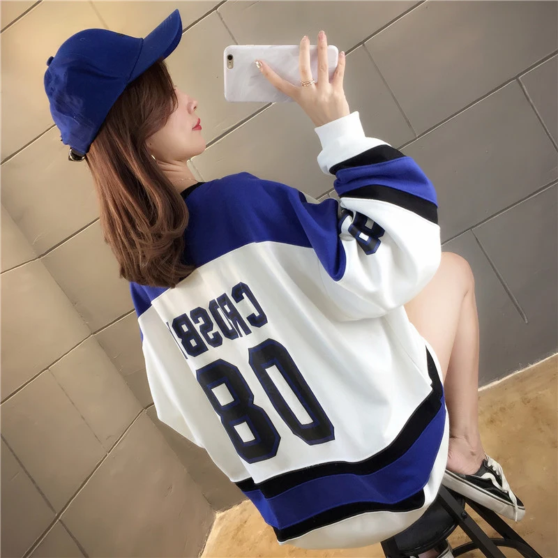 

1059835 [1 / F, 2 / F, 6 / F] real shot round neck Pullover new fall sweater2019ttl