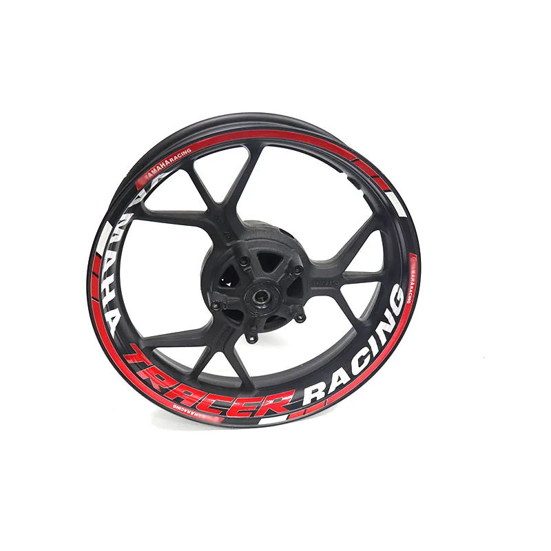 Новинка Высококачественная наклейка на колесо мотоцикла полоса светоотражающий