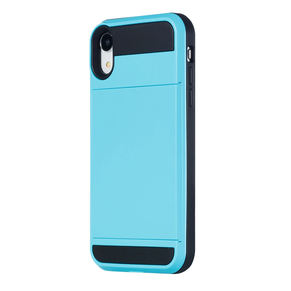 Чехол KISS Slip Slot чехол для телефона iPhone 11 Pro Max PC + держатель TPU s 7 8 Plus X XR XS MAX