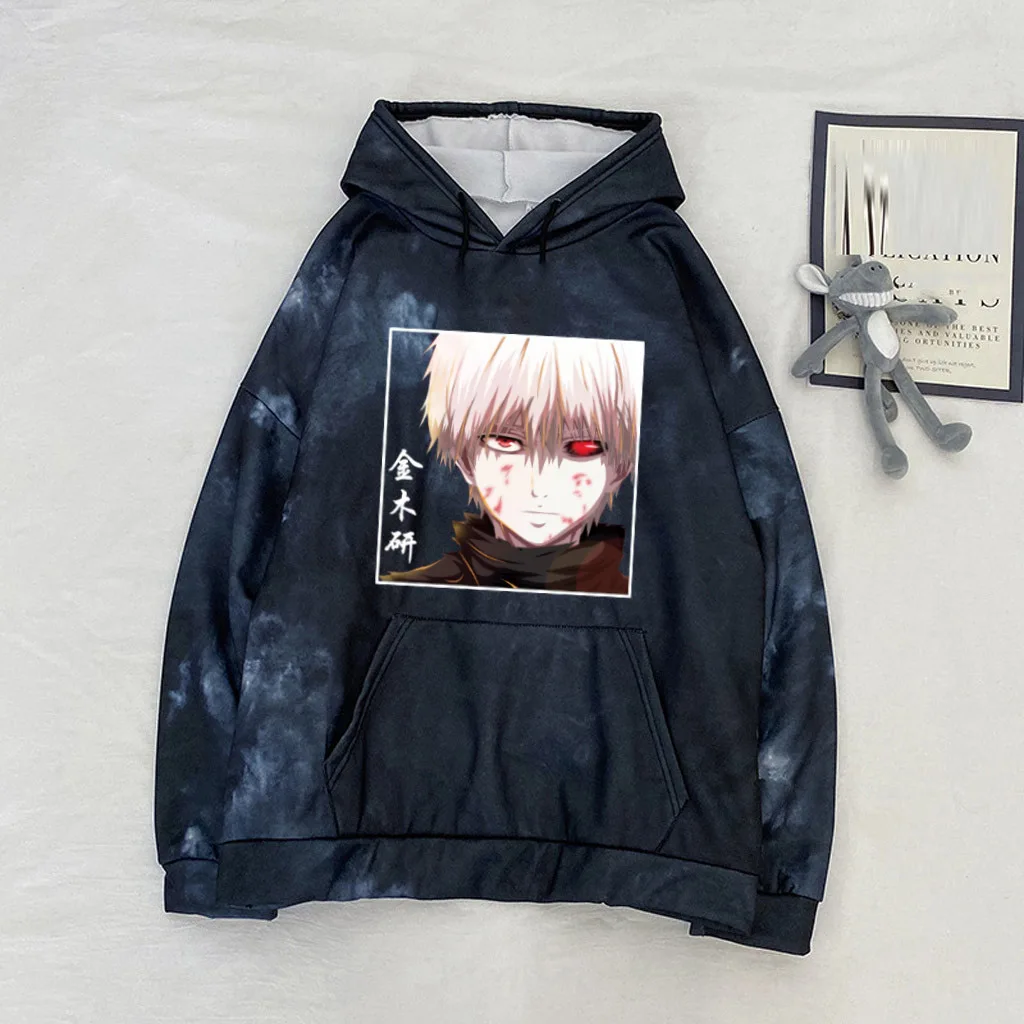 

2021 Anime Hoodie Tokyo Ghoul Touka Pullovers Tops Long Sleeve Uniex Cloth