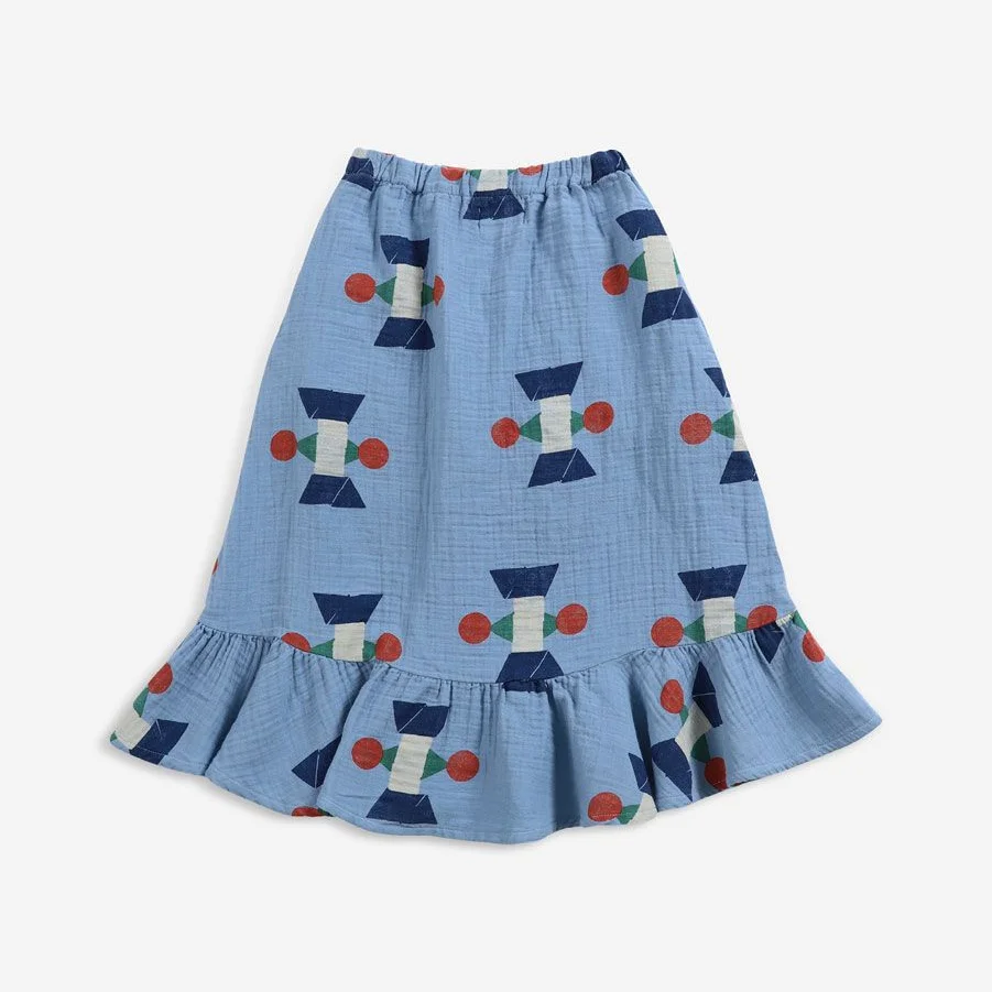 Детская юбка для девочек bobo новинка осень-зима 2021 хлопковая Повседневная модная