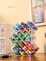 stationery storage box for pen holder creative childrens colored crayon oil painting stick box 10 grids make brush container
