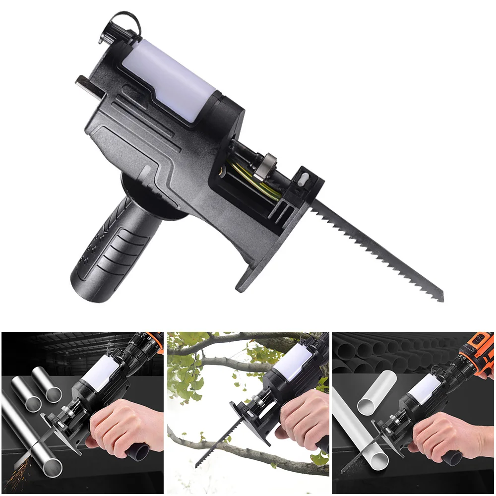 

Electric Drill Multifunctional Reciprocating Saw Adapter Home Chainsaw Universal Woodworking Wood Metal Cutting Conversion Head