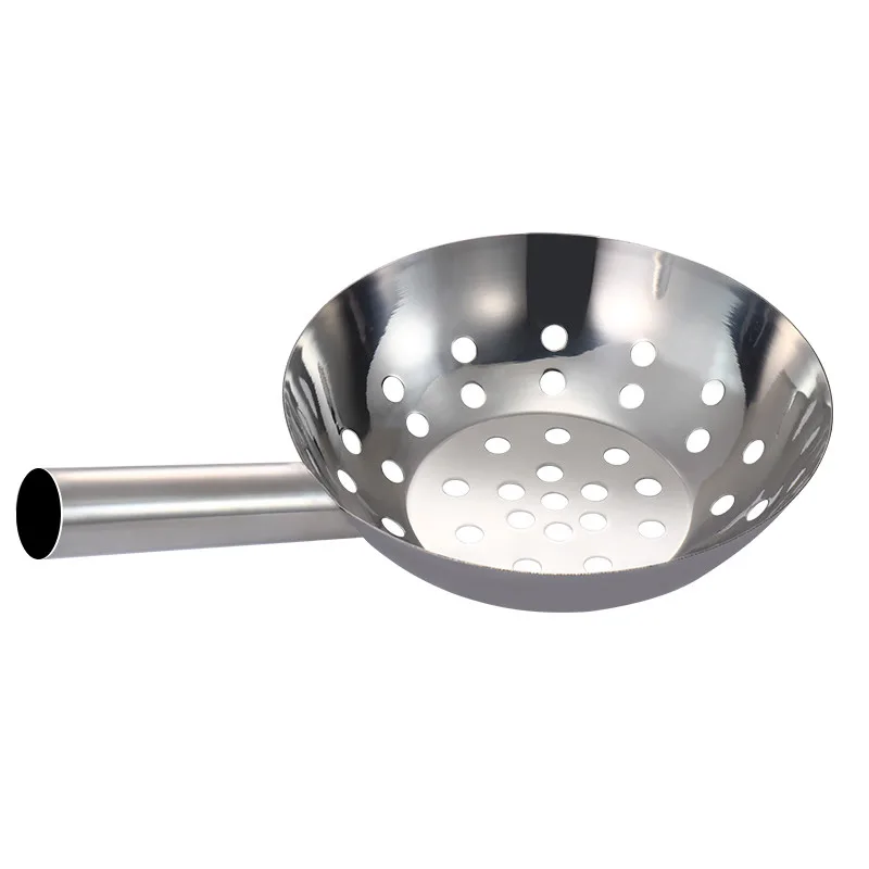 Дуршлаг с фильтром из нержавеющей стали ложка для воды большой сеткой деревянная