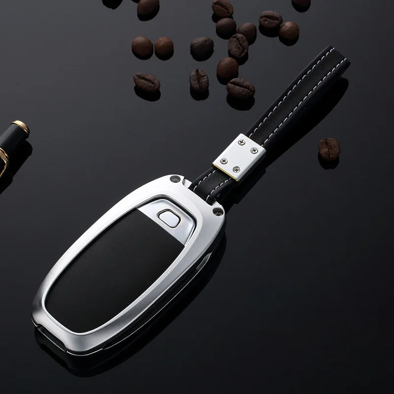 Чехол для автомобильного ключа из алюминиевого сплава чехол A4 A5 A6 A7 A8 Q5 B6 B7 B8 TT S5 Q7