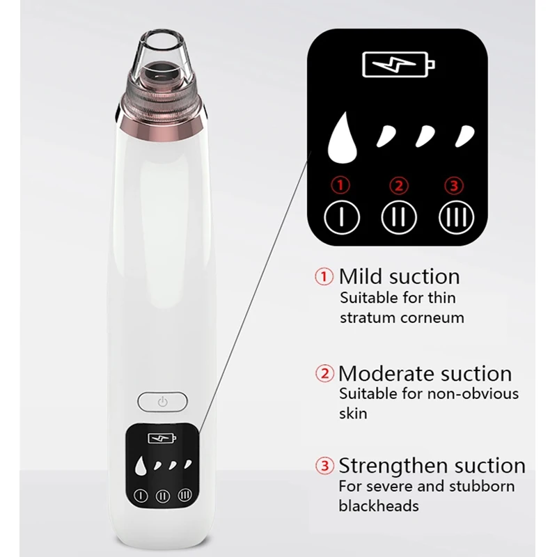 Новый вакуумный ингалятор для удаления черных точек и акне|Устройство ухода за