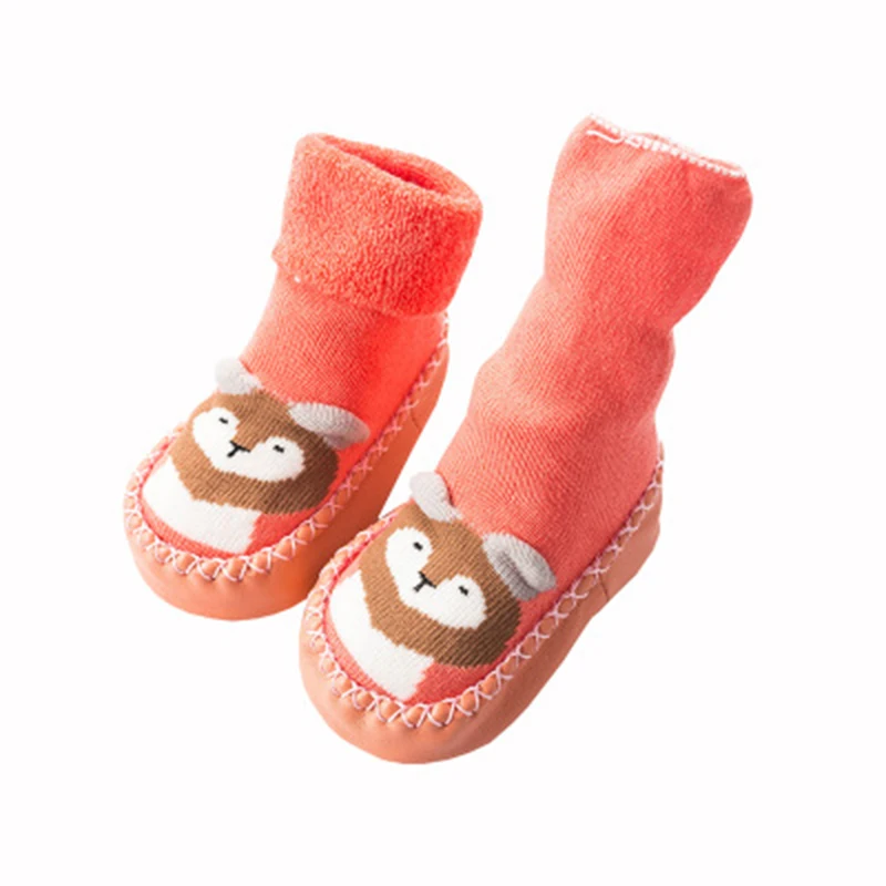 

2021 Autumn and Winter New Baby Floor Socks Terry Thickened Baby Footwear Non-slip Toddler Socks Cotton Socks Children Socks
