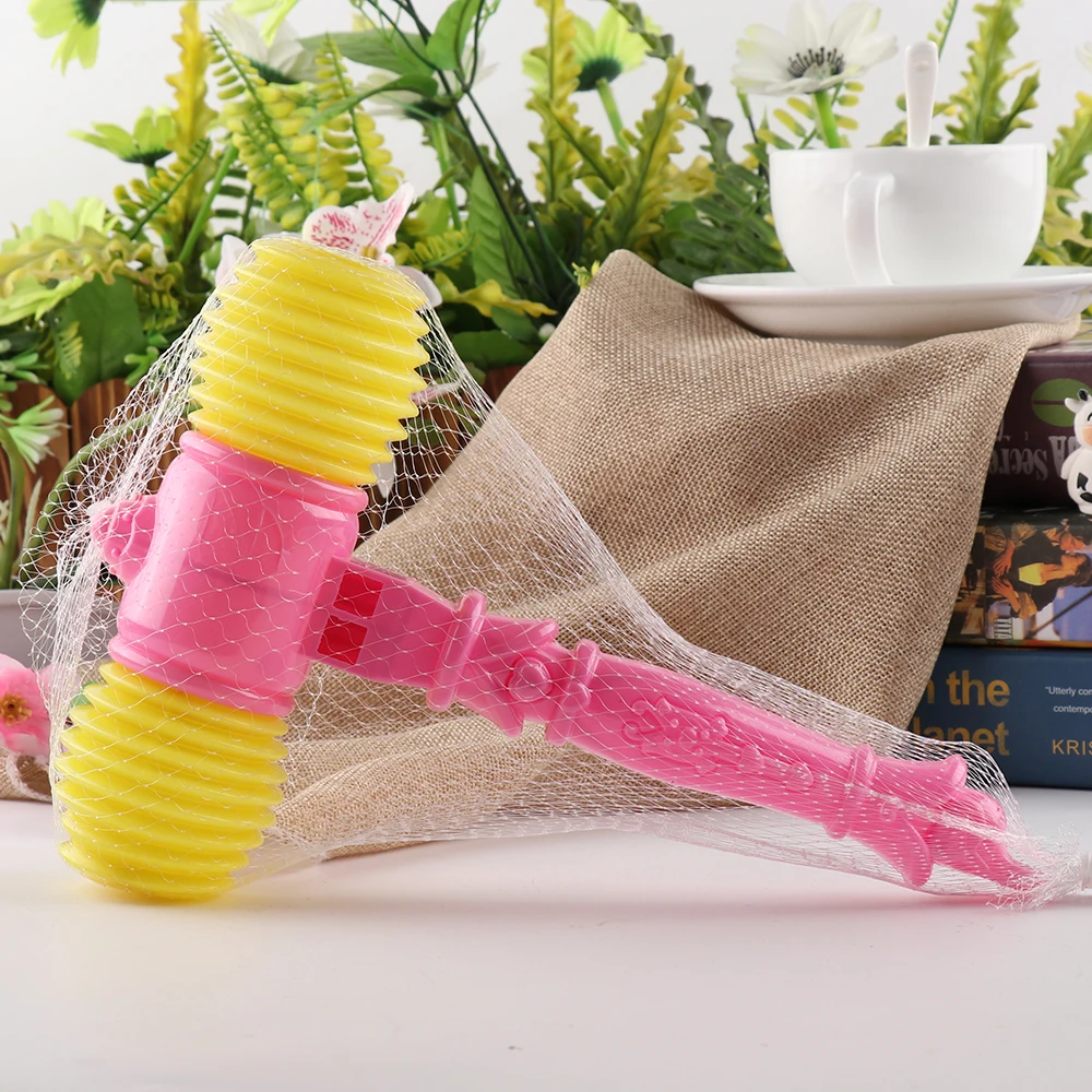 Ребенок Молот кузнеца с свисток обучение одежда для малышей Дети ручки Пластик