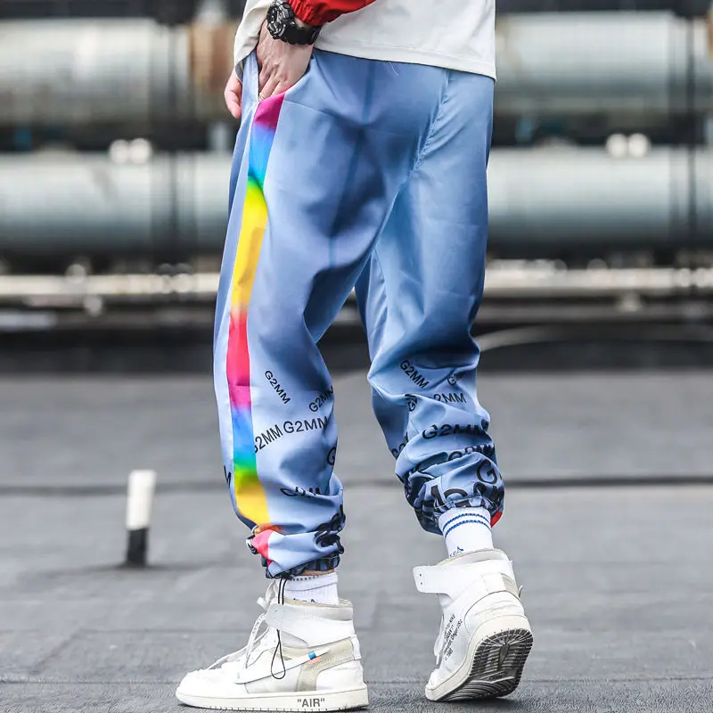 

2020 Xia Guochao Hee harem men's loose casual camo pants men gradient sport hip hop New Best