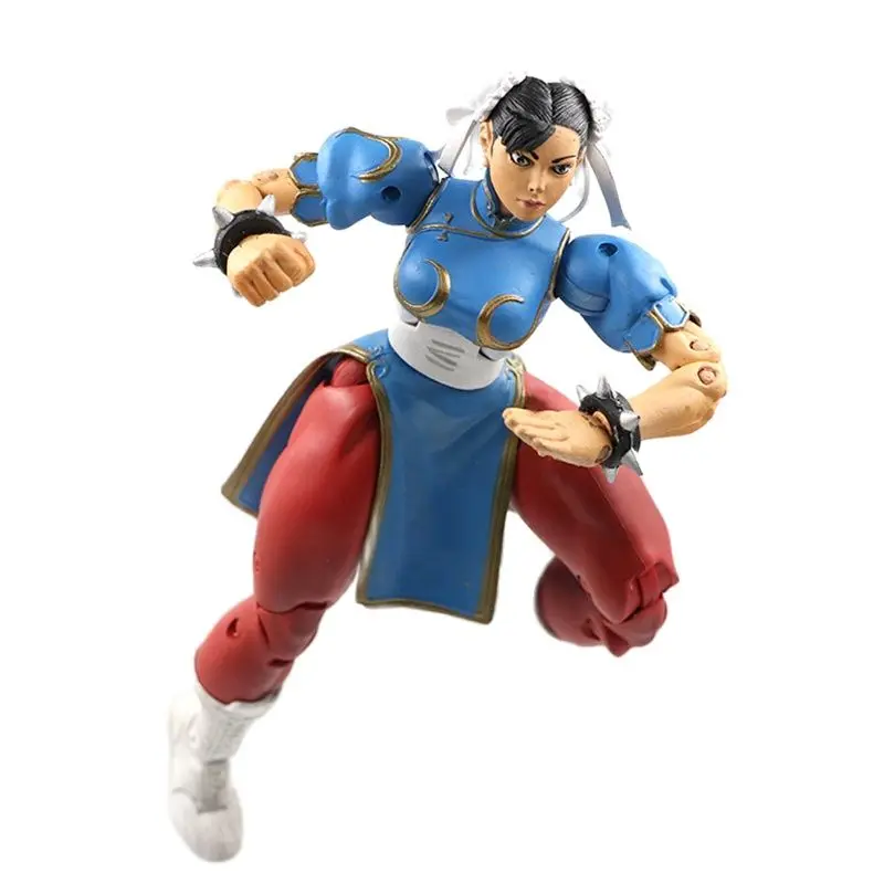 

18cm Anime Figure NECA Classic Game Chun-Li Chun Li Ken Guile Hoshi Ryu Akuma Gouki Action Figure PVC Collectible Model Toys