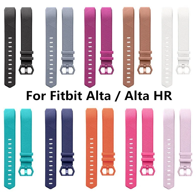 Сменный Силиконовый каучуковый ремешок браслет для Fitbit Alta/ Alta HR 2017 небольшого или