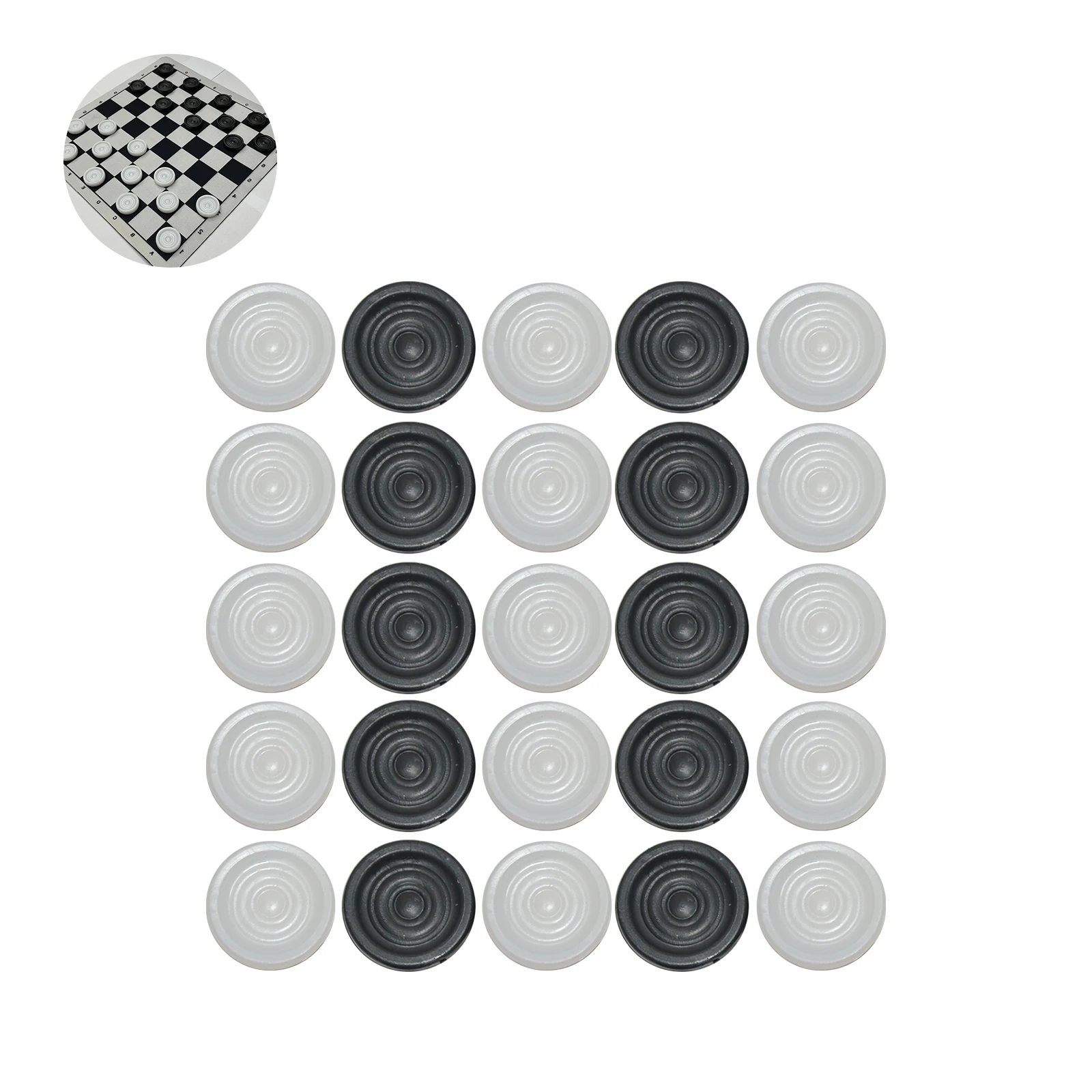 

4 набора/128 шт., пластиковые шашки, Традиционные настольные шашки