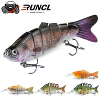runcl 1pcs sinking wobblers fishing lures jointed crankbait swimbait 67 segment hard artificial bait for fishing tackle lure
