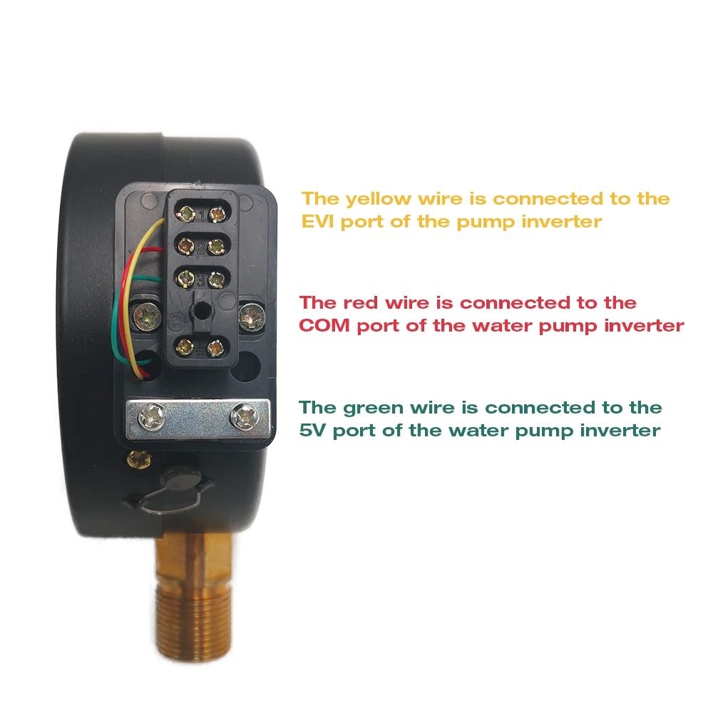 Пневматический дистанционный измеритель давления VFD диаметр циферблата