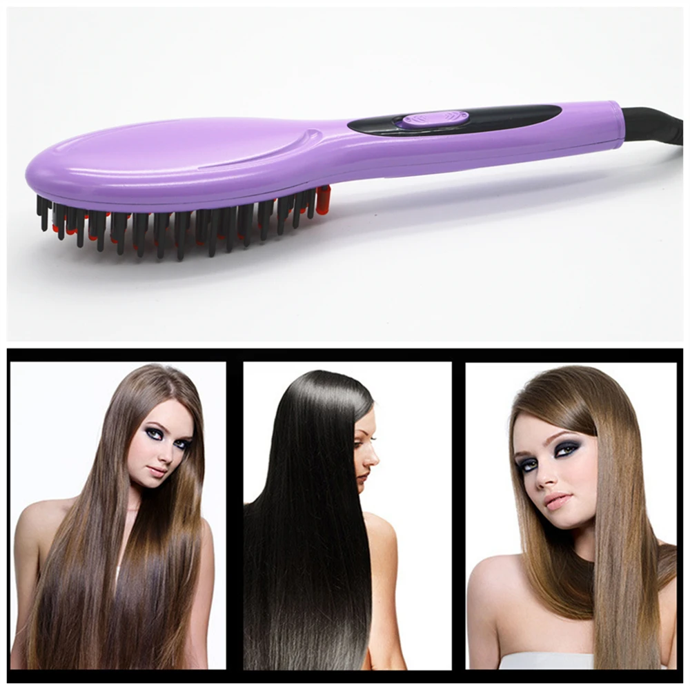 

Hair Brush Fast Hair Straightener Comb hair Electric brush comb Irons Auto Straight Hair Comb brush