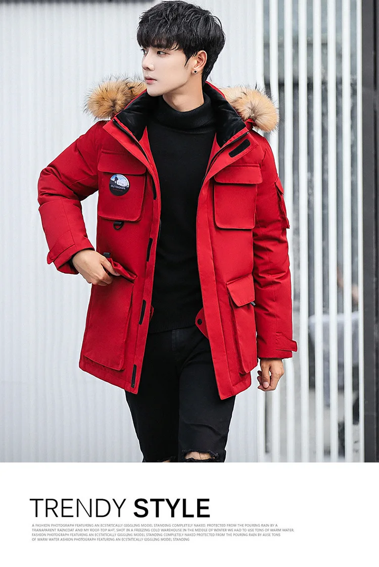 Camouflage Winter Duck Down Parkas Men Casual Outwear Down Jackets Male Thick Down Coat Fashion Snow Puffer Jacket JK-9588