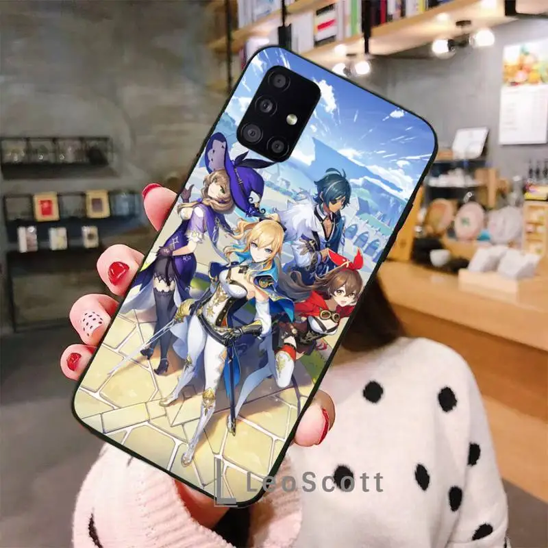 

genshin impact Phone Case For Samsung A32 A51 A52 A71 A50 A12 A21S S10 S20 S21 Plus Fe Ultra