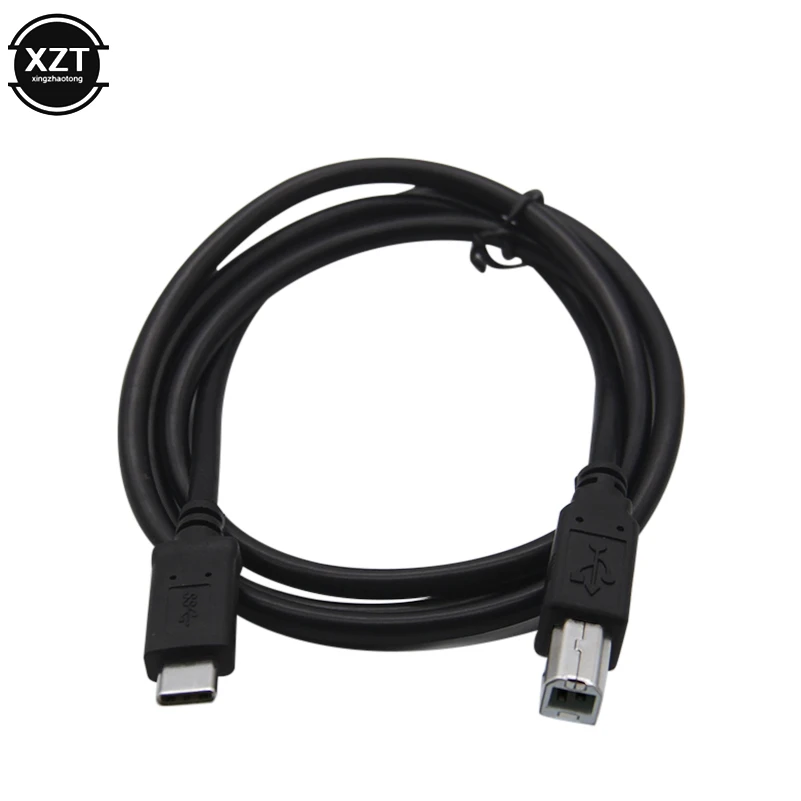 USB 3 1 Тип C Штекерный разъем для 2 0 B кабель передачи данных адаптер быстрой файлов