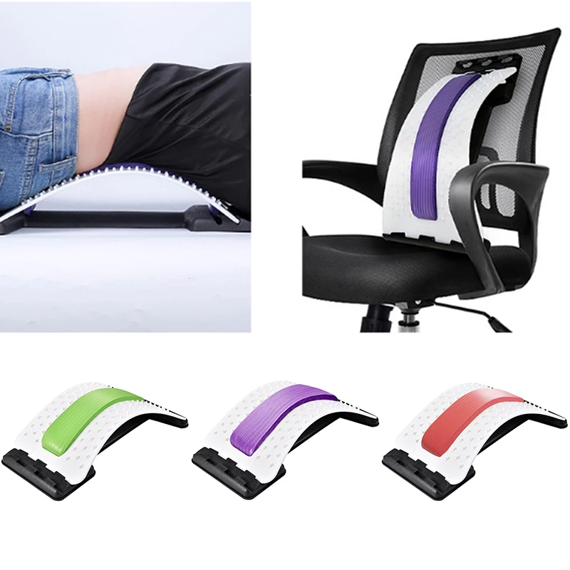 Массажер для спины растягивающийся фитнеса расслабления поясничной поддержки