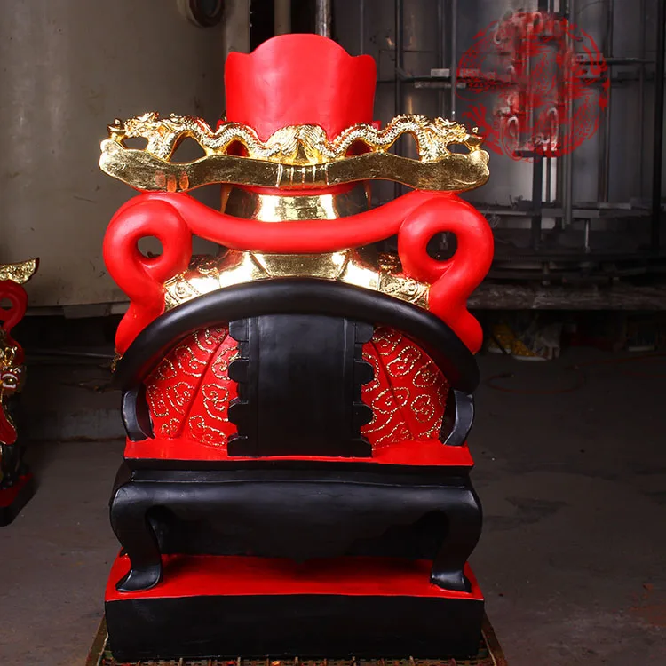 

38CM Southeast Asia God of wealth HOME Company shop Patron saint Bring money GOOD LUCK CAISHEN YE Spiritual Effective protection